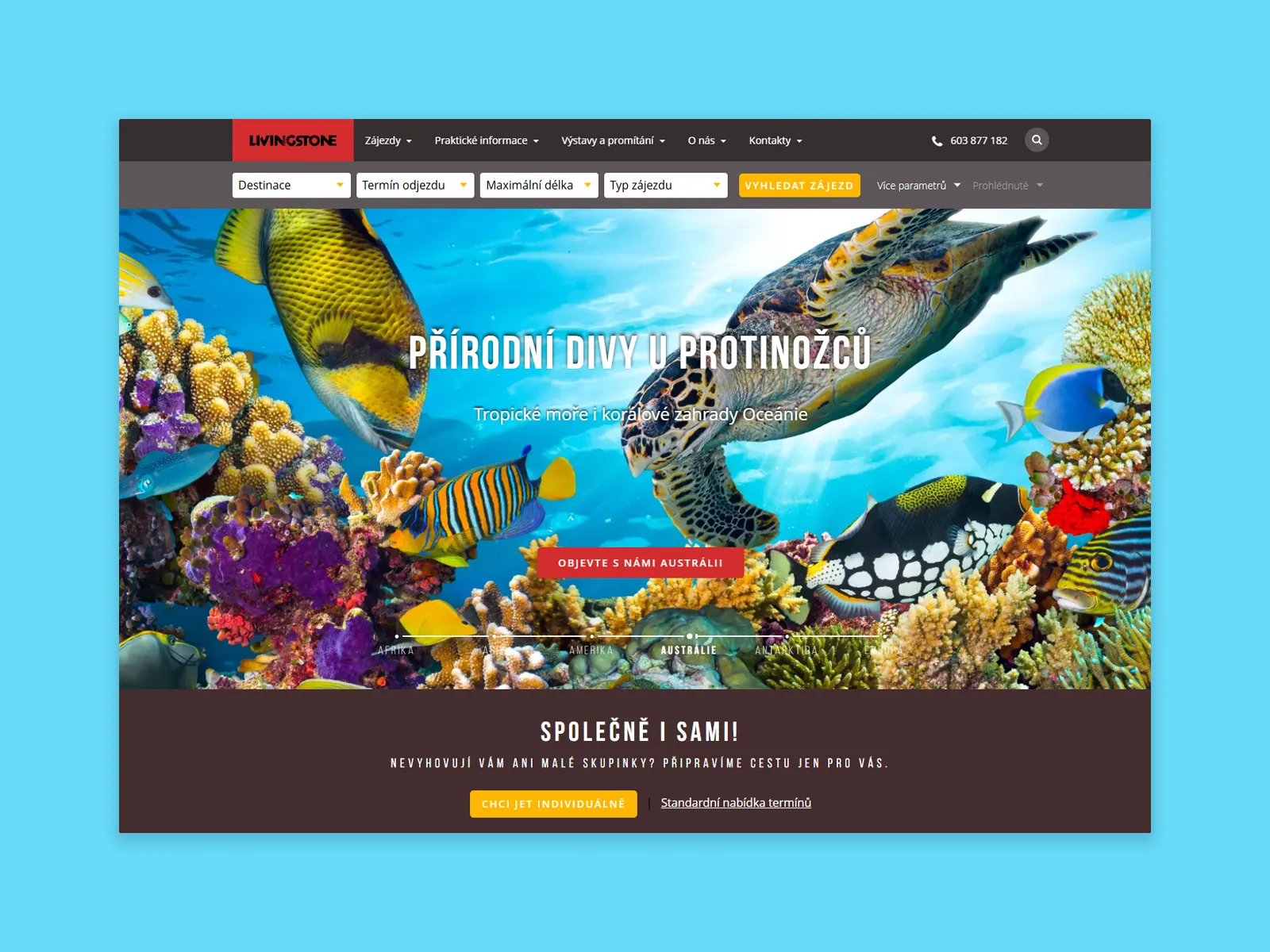 Grafický návrh internetového portálu