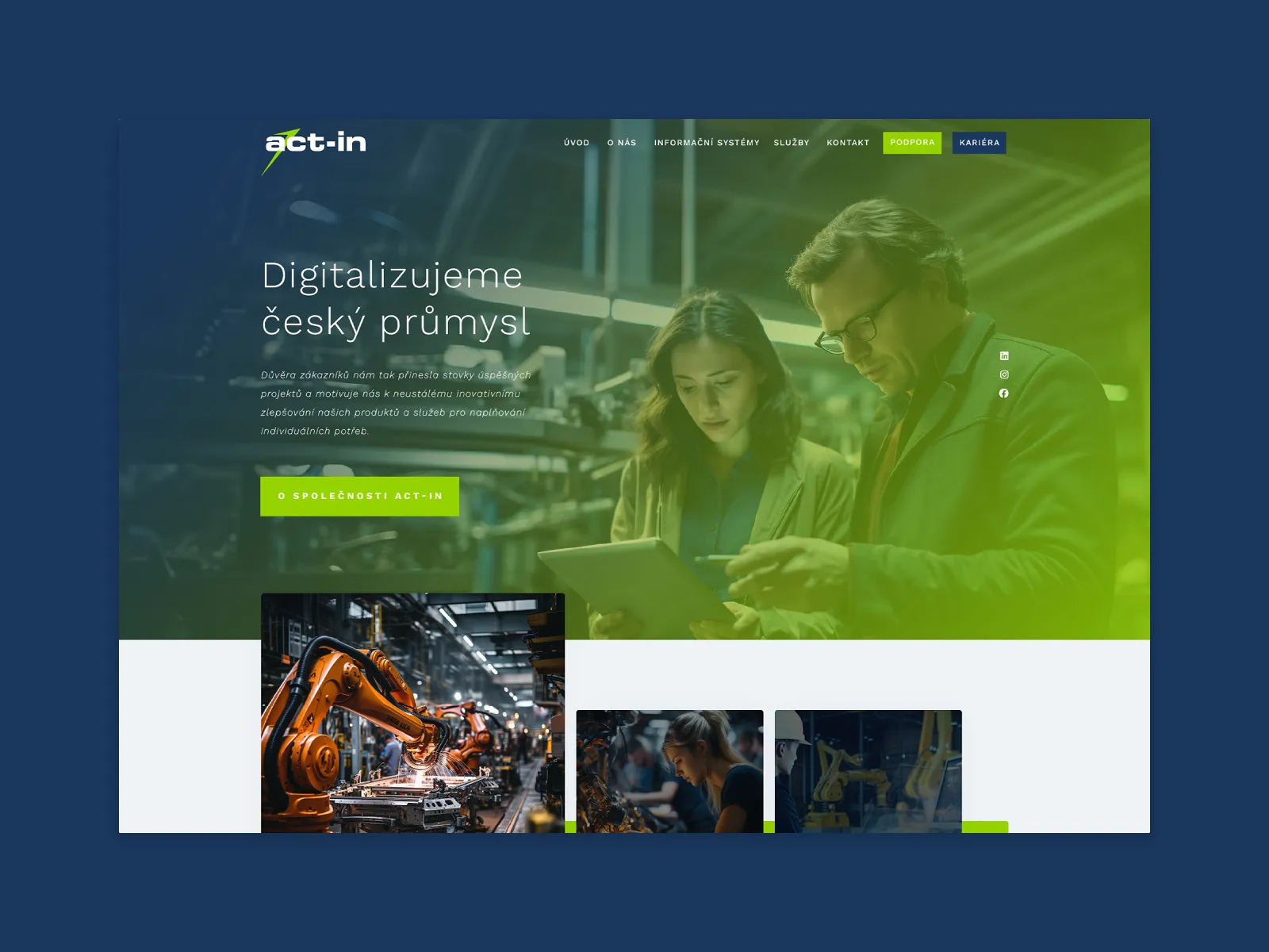 Digitalizace firem Actin