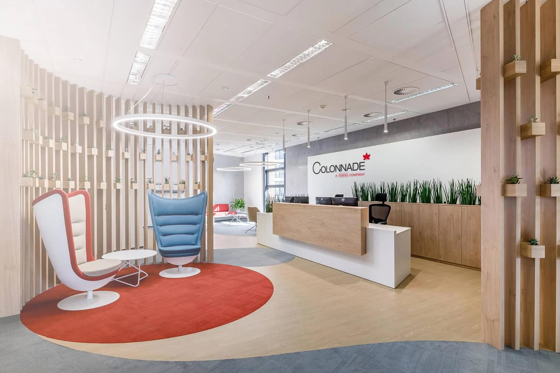 Jednotný vizuální styl pojišťovny Colonnade