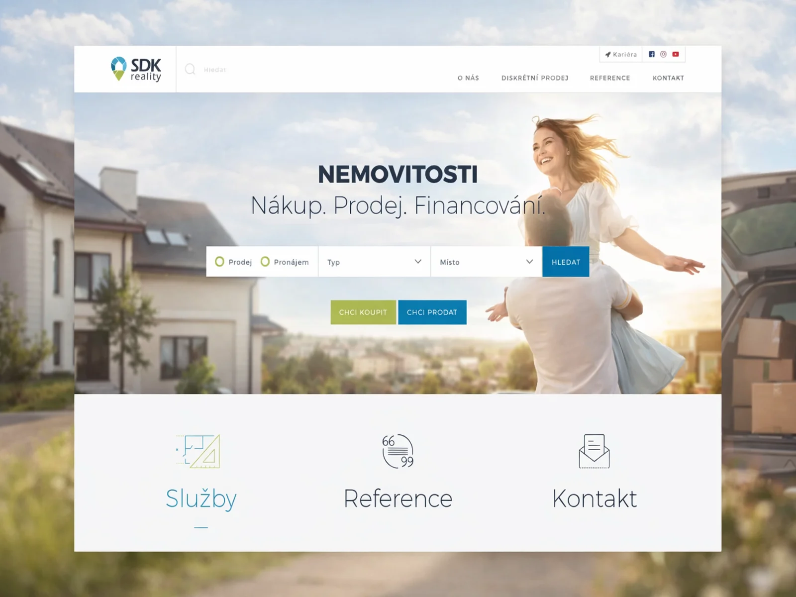 Web realitní kanceláře SDK Reality